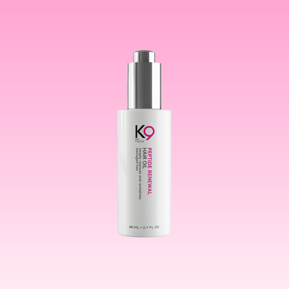 K9 Biofusion Peptide hair oil for frizz control and shine