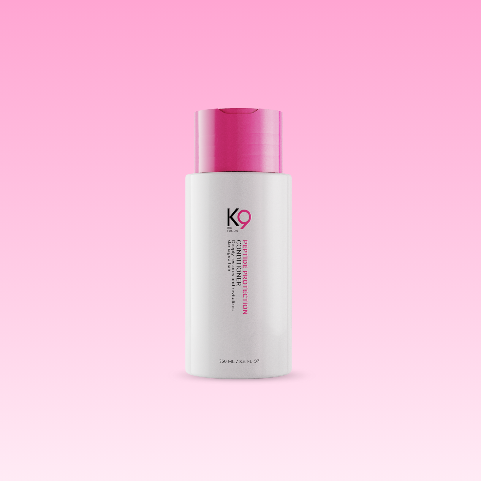 K9 Biofusion Peptide Protection Conditioner bottle for damaged hair